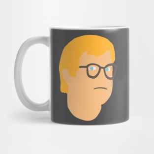 David Hockney Minimal Portrait Mug